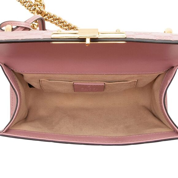 Gucci Guccissima Leather Padlock Small Shoulder Bag - Picture 7 of 13